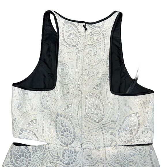 BCBGeneration Womens Cutout Mini Dress from Revolve Whisper White Size 12 EUC - Picture 7 of 11